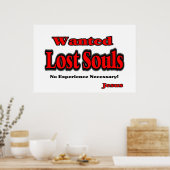 Gewollt verlorene Soule Druckweiß Poster (Küche)