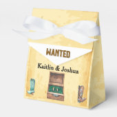 GEWOLLT 🤠 Vintage Cowboy Boots Wedding Geschenkschachtel (Vorderseite)