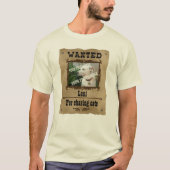 Gewollt Vorlage für Wild West Poster Pet-Vorlagen T-Shirt (Vorderseite)