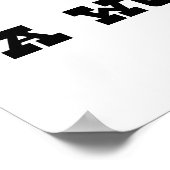 Gewollt Welt mit mechanischem Gehirn Poster (Ecke)