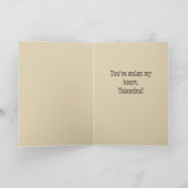 Gewollt Western Poster Valentine Karte (Innenseite)