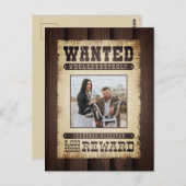 Gewollt Western Poster Valentine Postkarte (Vorne/Hinten)