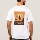 gewollt Western-Sprichwort T-Shirt (Rückseite)