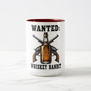 Gewollt Whiskey Bandit Zweifarbige Tasse