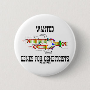 Gewollte Gene für Genetiker (DNA-Reproduktion) Button