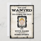 Gewollte Plakat-Ereignis-Einladungen Einladung (Vorderseite)