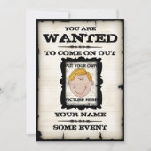 Gewollte Plakat-Ereignis-Einladungen Einladung (Vorderseite)