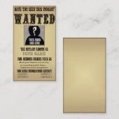 Gewollte Plakat-Geschäfts-Karte Visitenkarte (Vorne/Hinten)