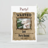 Gewollte wildes einladung (Stehend Vorderseite)