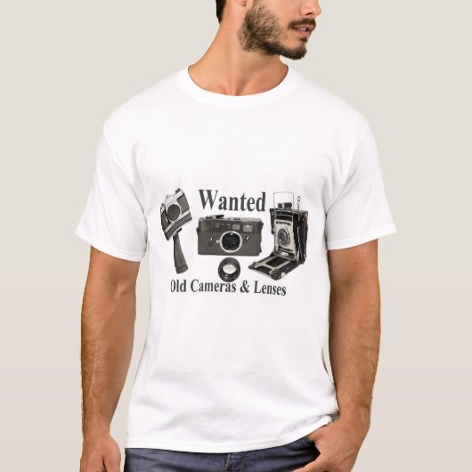 Gewollter alter Kamera-T - Shirt (Vorderseite)