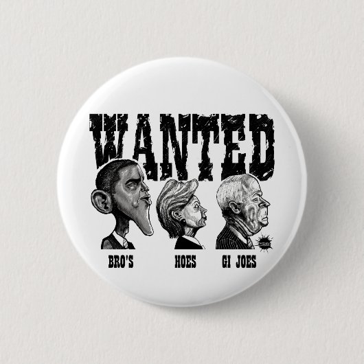 Gewollter Plakat-Knopf Button (Vorderseite)