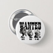 Gewollter Plakat-Knopf Button (Vorne & Hinten)