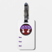 Gewolltes Huhn-Plakat von Ann Charles Gepäckanhänger (Rückseite vertikal)