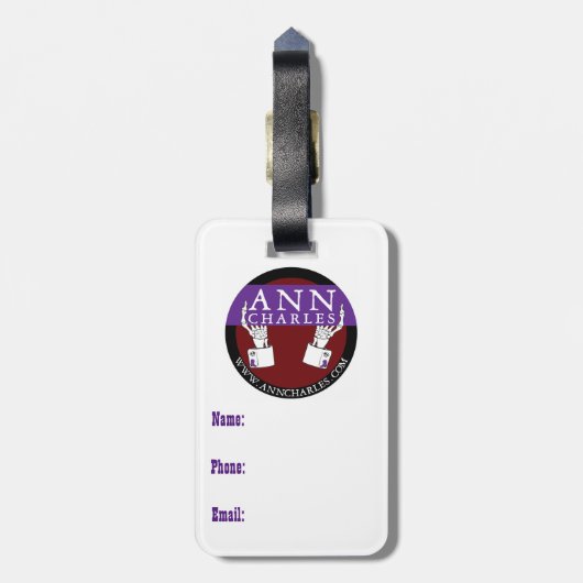 Gewolltes Huhn-Plakat von Ann Charles Gepäckanhänger (Rückseite vertikal)