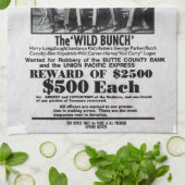 Gewolltes Plakat des wilden Bündels Geschirrtuch (Gefaltet)