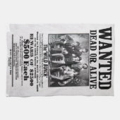 Gewolltes Plakat des wilden Bündels Geschirrtuch (Horizontal)