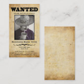 gewolltes Plakat Visitenkarte (Vorne/Hinten)