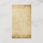 gewolltes Plakat Visitenkarte (Rückseite)