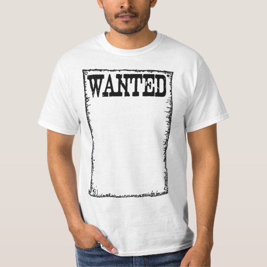 GEWOLLTES PLAKAT-WERT-SHIRT T-Shirt (Vorderseite)