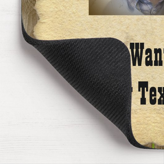 Gewolltes Plakatc$alt-time-Foto Mousepad (Ecke)