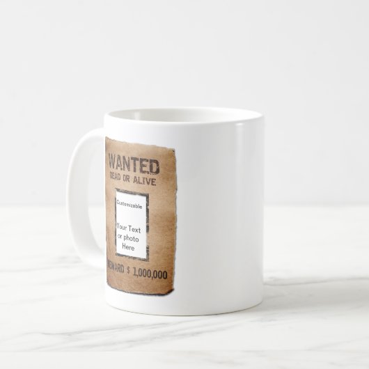 Gewolltes totes oder lebendiges Plakat Kaffeetasse (Vorderseite Links)