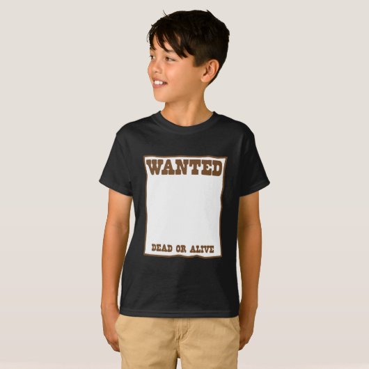 GEWOLLTES totes oder lebendiges Plakat T-Shirt (Vorne ganz)