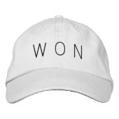 GEWONNENER Hut (Vorderseite)