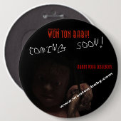 Gewonnenes Tonnen-Baby! Begrenzte Zeit-fördernde Button (Vorne & Hinten)