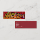 "Geworden " Mini Visitenkarte (Vorne/Hinten)