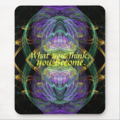 Geworden, welches U Fraktal-Kunst Mousepad denken (Vorne)