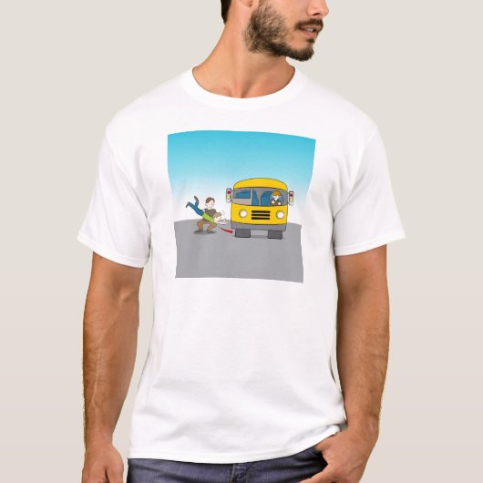 Geworfen unter den Bus T-Shirt (Vorderseite)