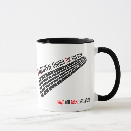 Geworfen unter den Bus-Verein sind Sie eingeleitet Tasse (Rechts)