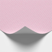 Geworfene rosa Sterne Geschenkpapier (Ecke)