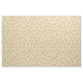 Geworfene Wasserfarb-Flamingos auf Hellgelb Stoff (Fat Quarter (45,7 x 55,9 cm))