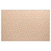 Geworfene Wasserfarb-Flamingos auf Hellorange Stoff (Fat Quarter (45,7 x 55,9 cm))