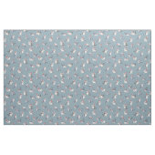 Geworfene Weihnachtshai auf Hellgrau-Blau Stoff (Fat Quarter (45,7 x 55,9 cm))