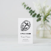 Gewundene Anker-Code-Flaggen-persönliche Telefonnummerkarte (Stehend Vorderseite)