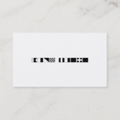 Gewundene Anker-Code-Flaggen-persönliche Telefonnummerkarte (Rückseite)