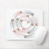 Gewundene Karten Mousepad (Mit Mouse)