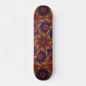 Gewundene Kraken-psychedelische Skateboard (Vorne)