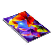 Gewundene Notizbuch-bunte Notizblock (Rechte Seite)