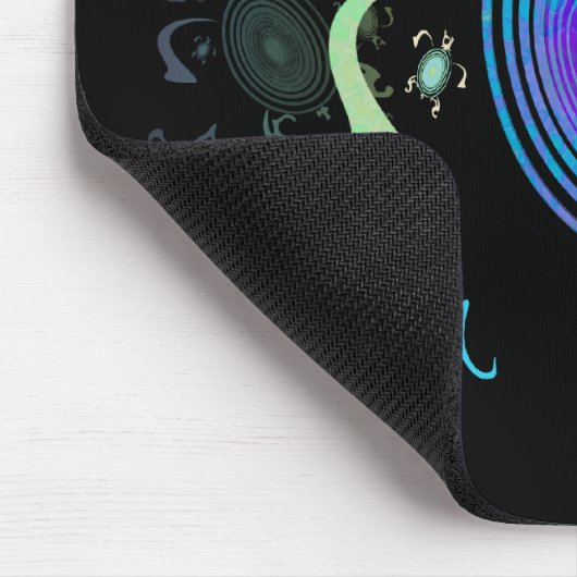 Gewundene Schildkröten Mousepad (Ecke)