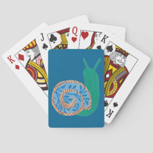 Gewundene Schnecke-Spielkarten Spielkarten