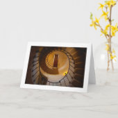 Gewundene Treppe Karte (Gelbe Blume)