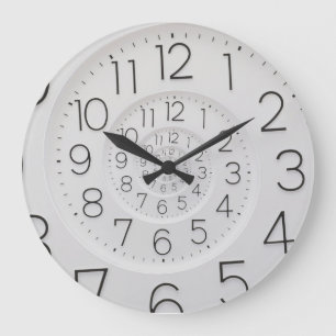Gewundene Uhr Droste Wanduhr groß
