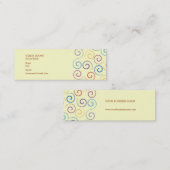 Gewundene Visitenkarte (Vorne/Hinten)