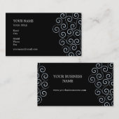 Gewundene Visitenkarte (Vorne/Hinten)