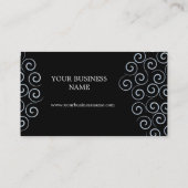 Gewundene Visitenkarte (Rückseite)