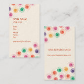 Gewundene Visitenkarte (Vorne/Hinten)