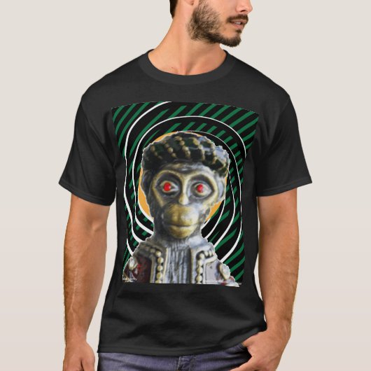 Gewundener Affe-König T-Shirt (Vorderseite)